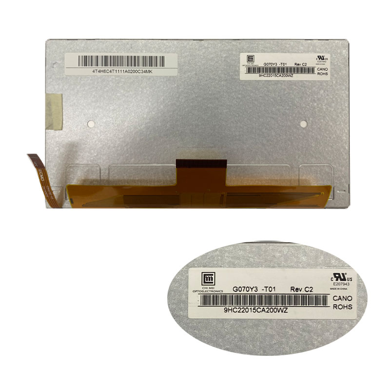 G070Y3-T01_7寸液晶顯示屏_晶海光電 G070Y3-T01_7寸液晶顯示屏_晶海光電